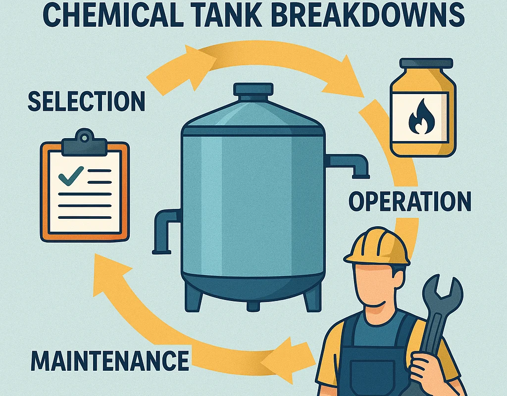حلقة متكاملة للحد من أعطال خزان المواد الكيميائية - Integrated loop to reduce chemical tank breakdowns
