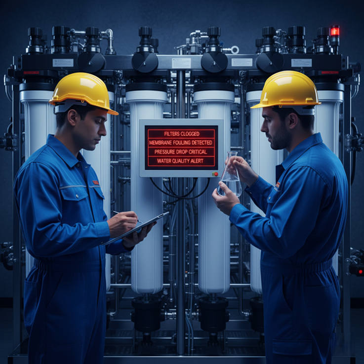 التحديات التي تواجه مشغلي محطات المياه بتقنية التناضح العكسي - Challenges Facing Reverse Osmosis Water Treatment Plant Operators
