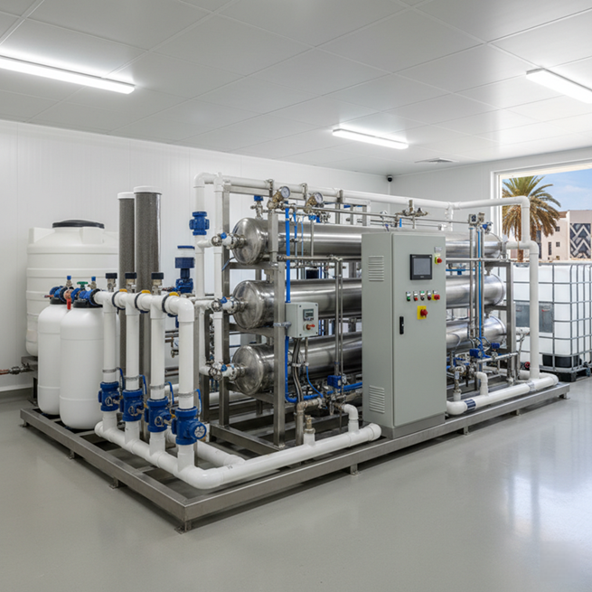 التناضح العكسي في الفنادق - Hotel Reverse Osmosis Plant Maintenance