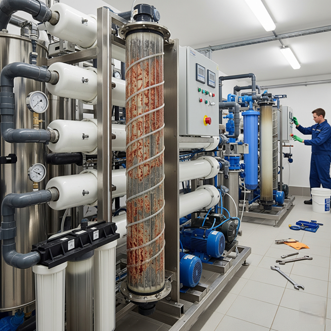 مشاكل محطات التناضح العكسي - Reverse osmosis plant problems