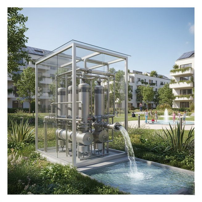 المياه الرمادية والمشاريع العقارية الضخمة - Greywater and Mega-Projects