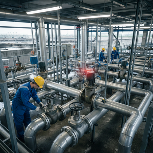 أهمية صيانة الصمامات محطات المعالجة - The Importance of Valve Maintenance in Water Treatment Plants
