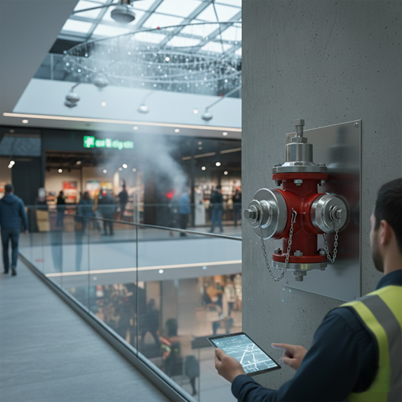 إدارة مخاطر الحرائق في مراكز التسوق - Fire Risk Management in Shopping Centers