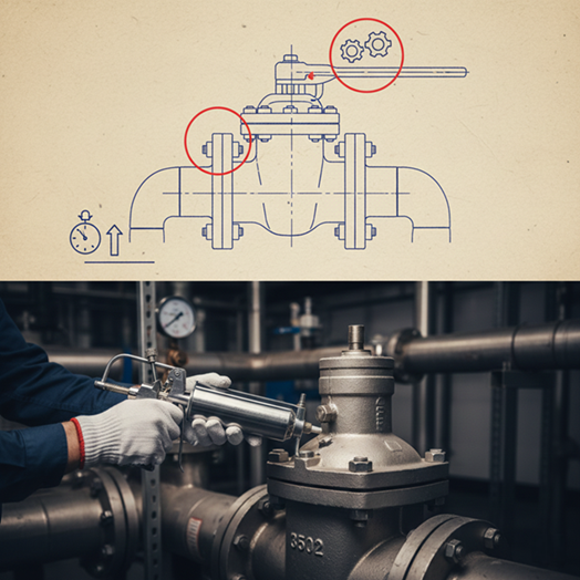 صيانة صمامات البوابة - Gate Valve Maintenance